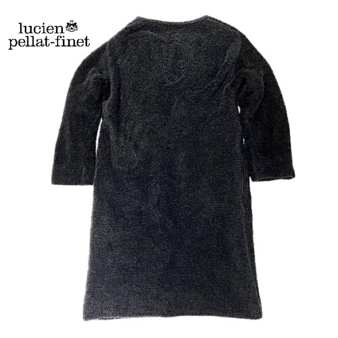 lucien pellat-finetスカル刺繍デザイン ガウンコートmh701