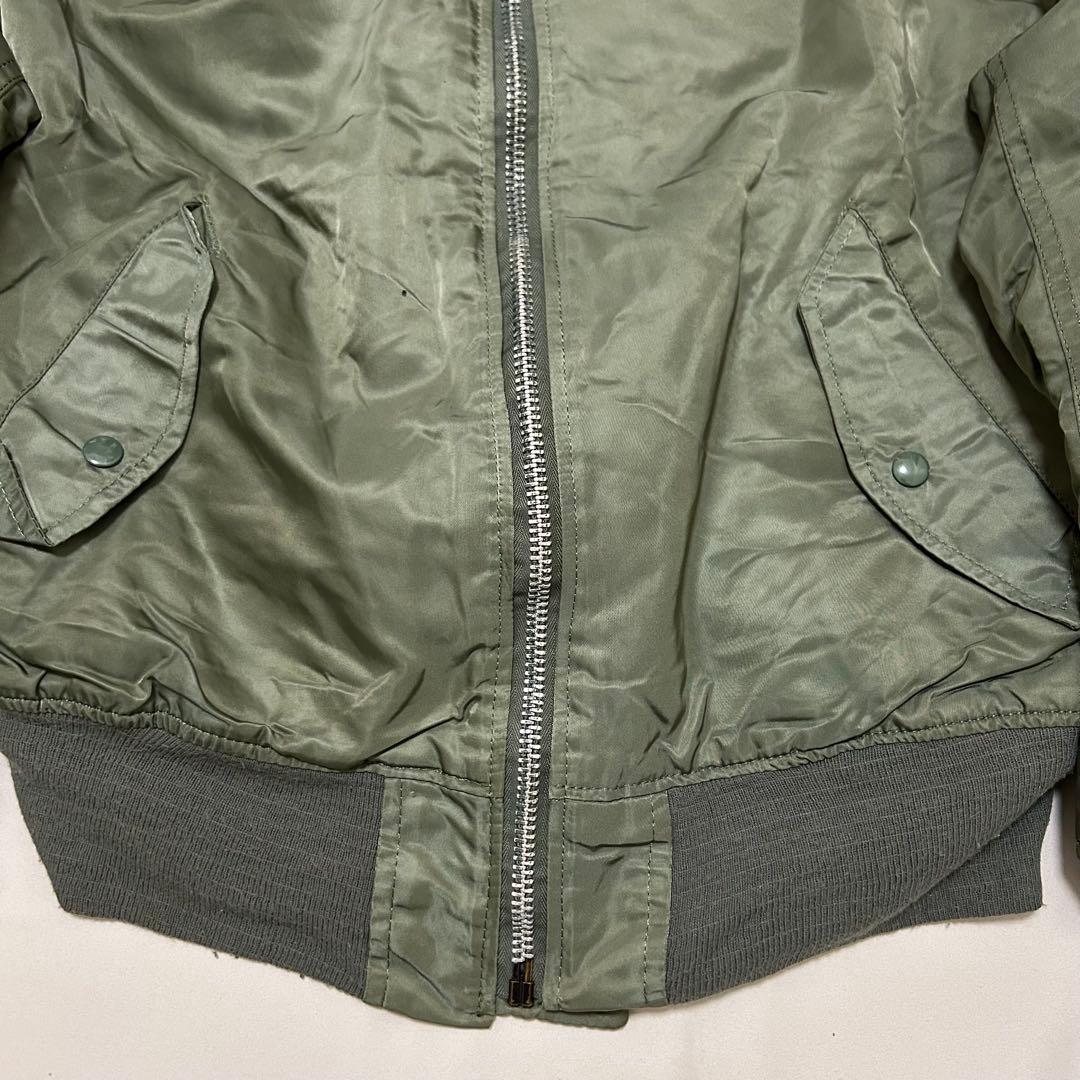 80's Alpha ma-1 \"GROUND CREW\" LARGE 旧タグ
