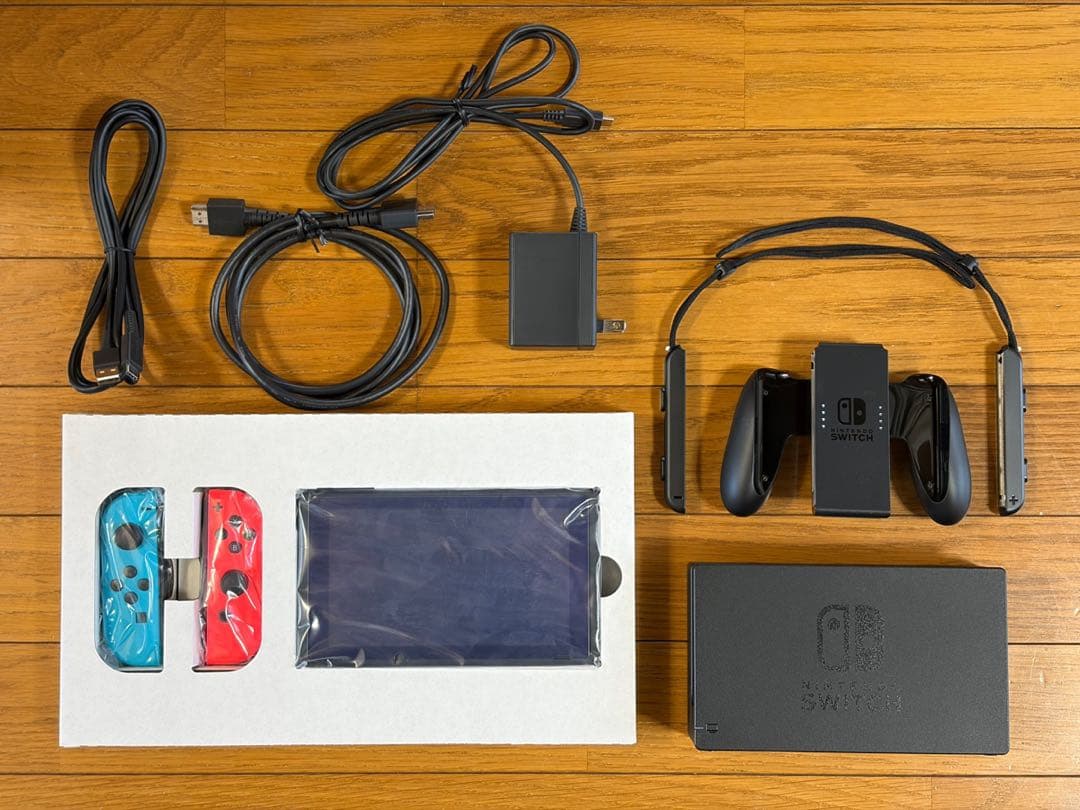 Nintendo Switch本体 ネオンブルー/レッド プロコン LAN付