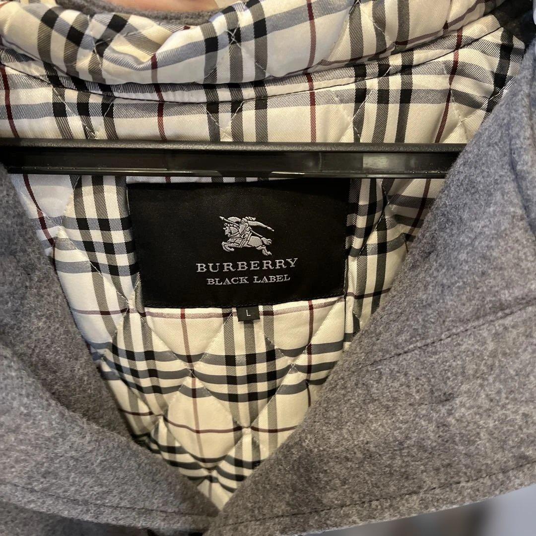 BURBERRY BLACK LABEL ダッフルコート Lサイズ グレー