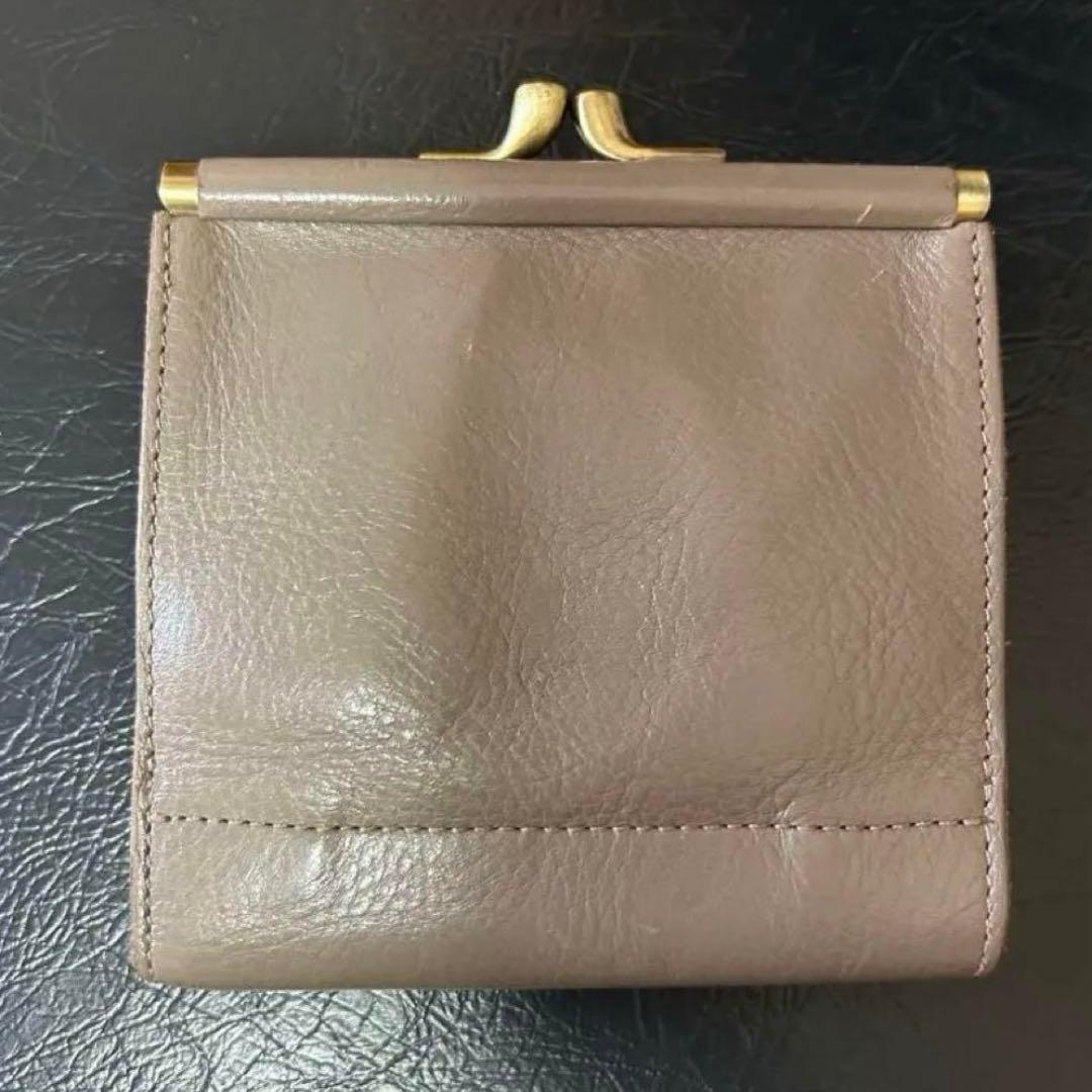 イルビゾンテ　がま口財布 グレー