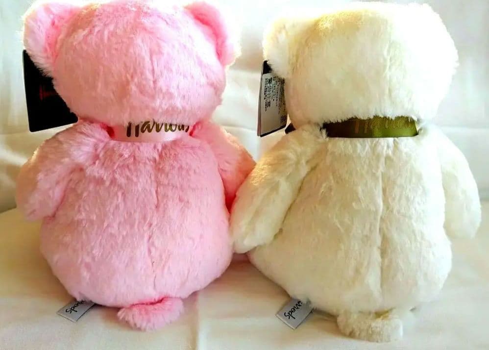 ハロッズ ぬいぐるみ テディベア ペア2体セット