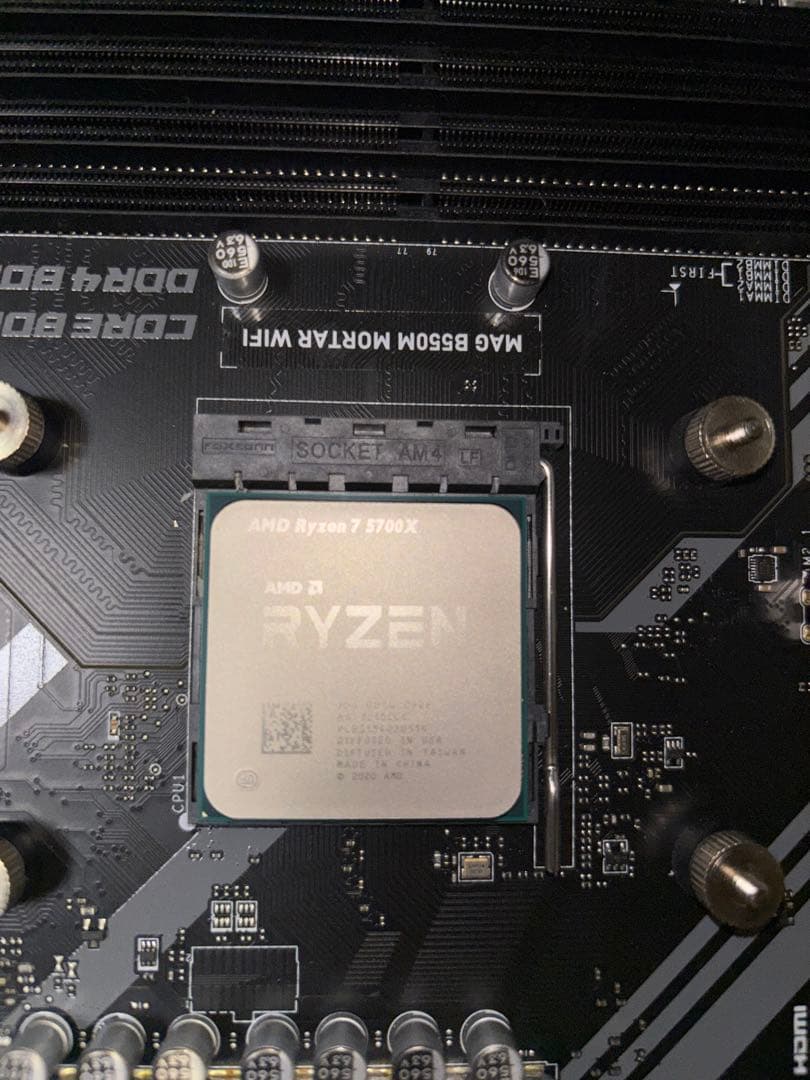 Ryzen 7 5700X ＋ MSI MAG B550Mセット