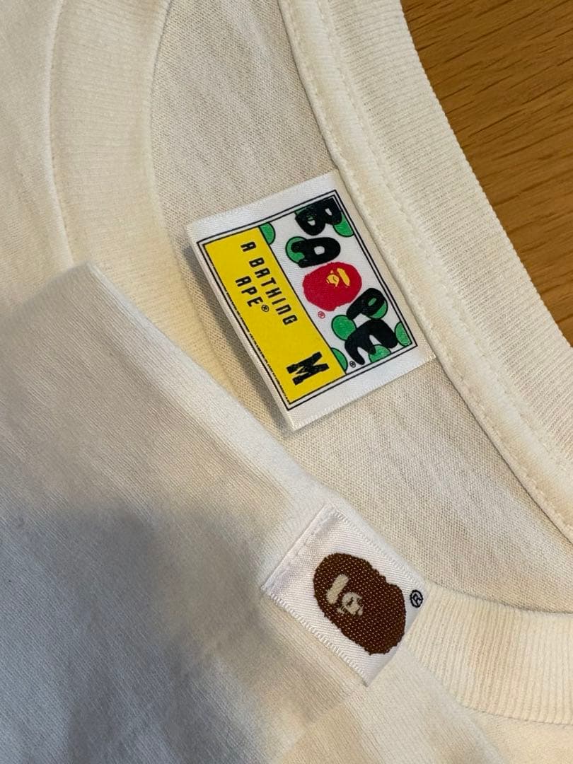 A BATHING APE Tシャツ ホワイト Mサイズ