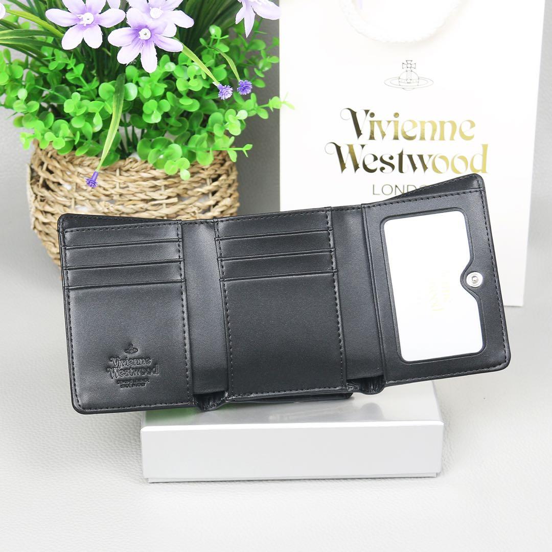 Vivienne Westwood ヴィヴィアン 三つ折り財布 レザー1；