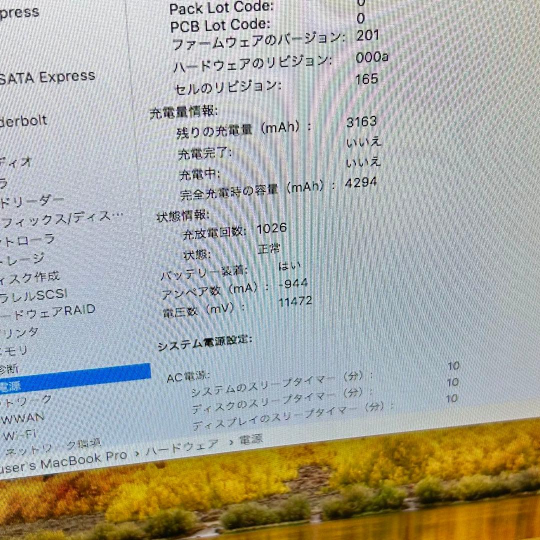 MacBook本体 MacBook Pro 13in Early 2011 4GB 500GB
