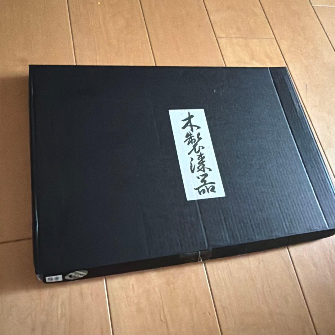 木製 花台 長角 黒 敷板