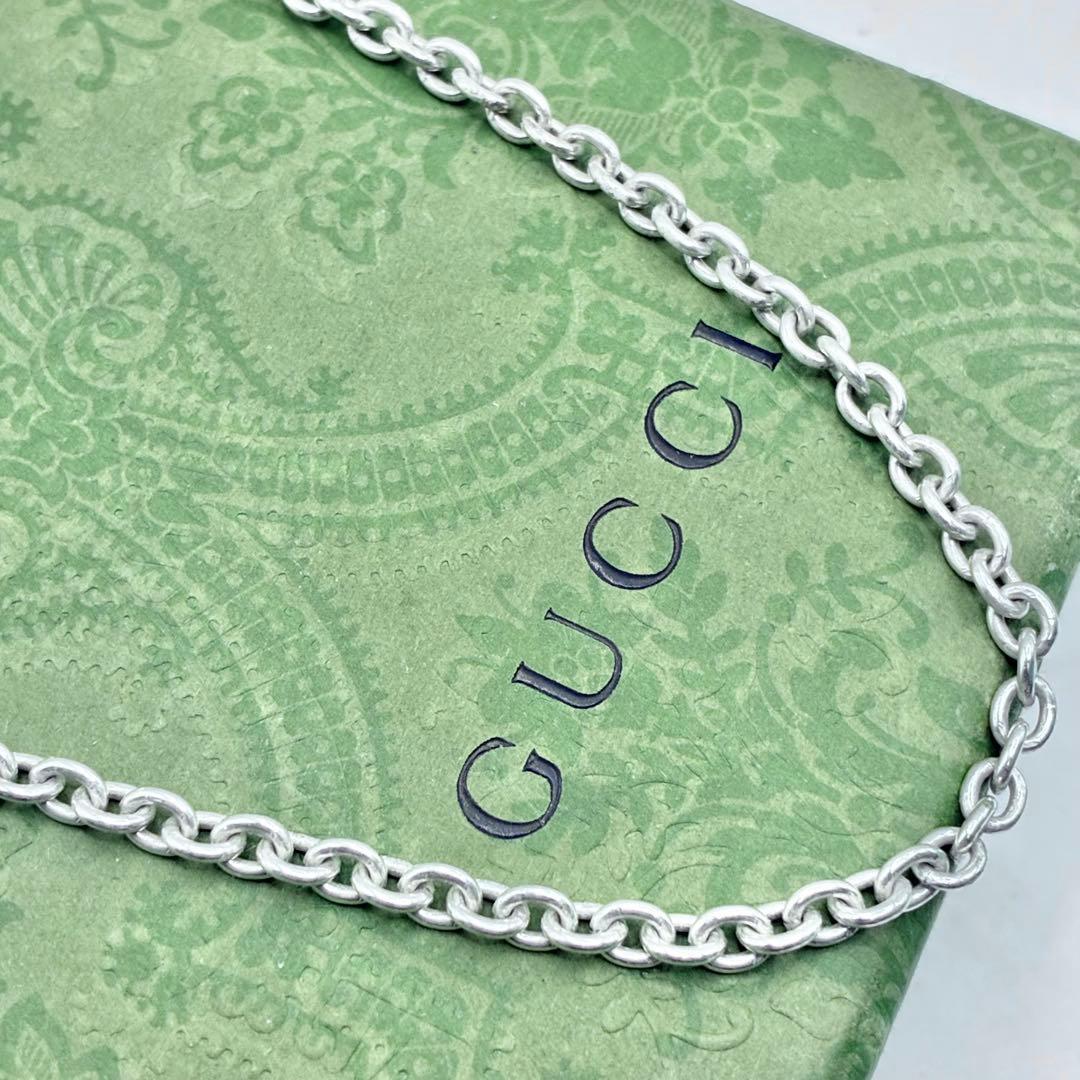 GUCCI グッチ　あずきチェーンのみ　ネックレス 50cm 留め具訳あり
