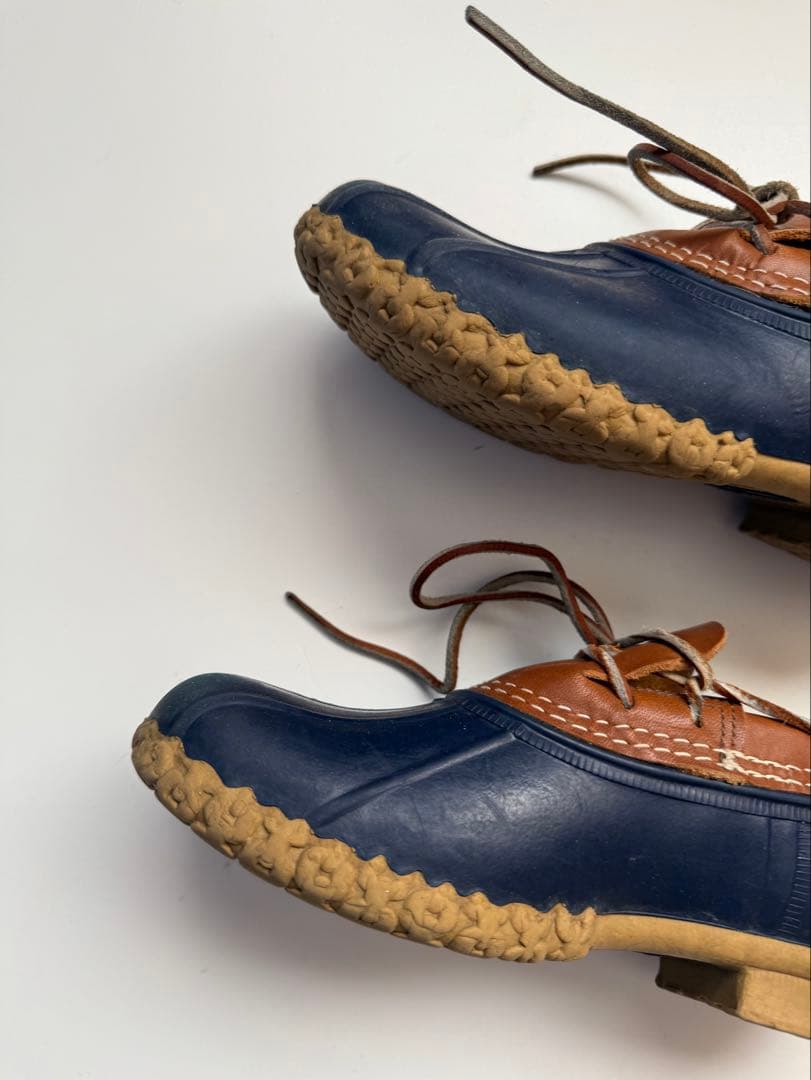 90s L.L.Bean ビーンブーツ ラバーモカシン ガムシューズ 24cm
