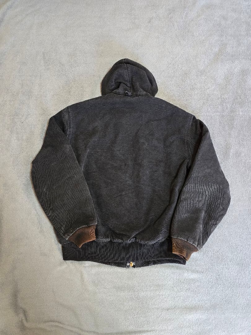 90sUSA Carhartt BLK アクティブジャケット デトロイト
