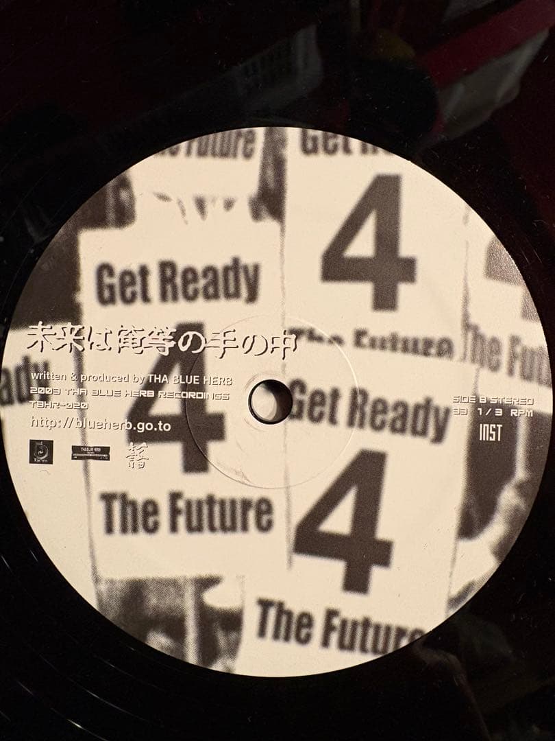 THA BLUE HERB 未来は俺らの手の中　レコード　プロモCD付き