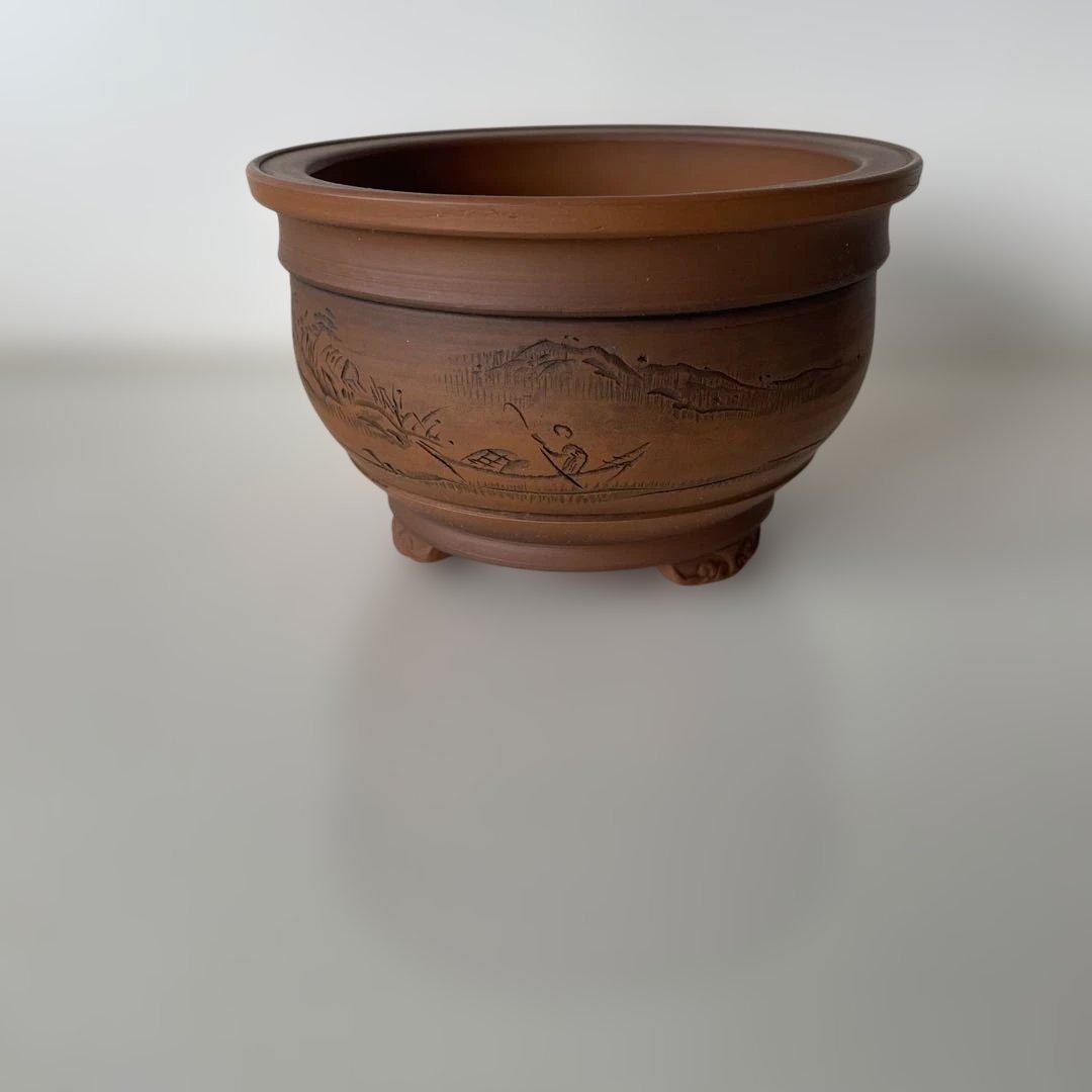 盆栽鉢　常滑焼　美芸