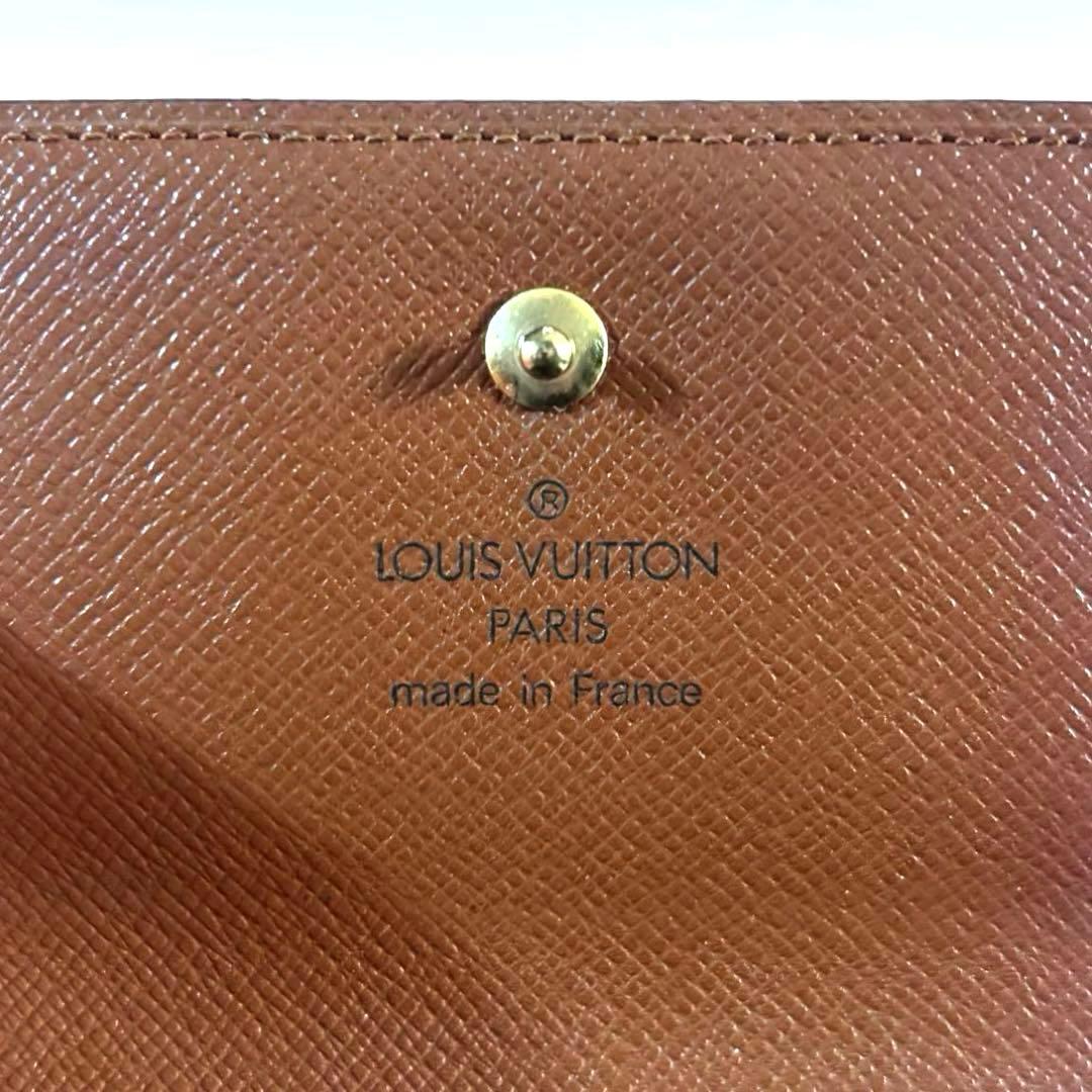 ルイヴィトン モノグラム ポルトモネ ビエ カルトクレディ 財布 Wホック