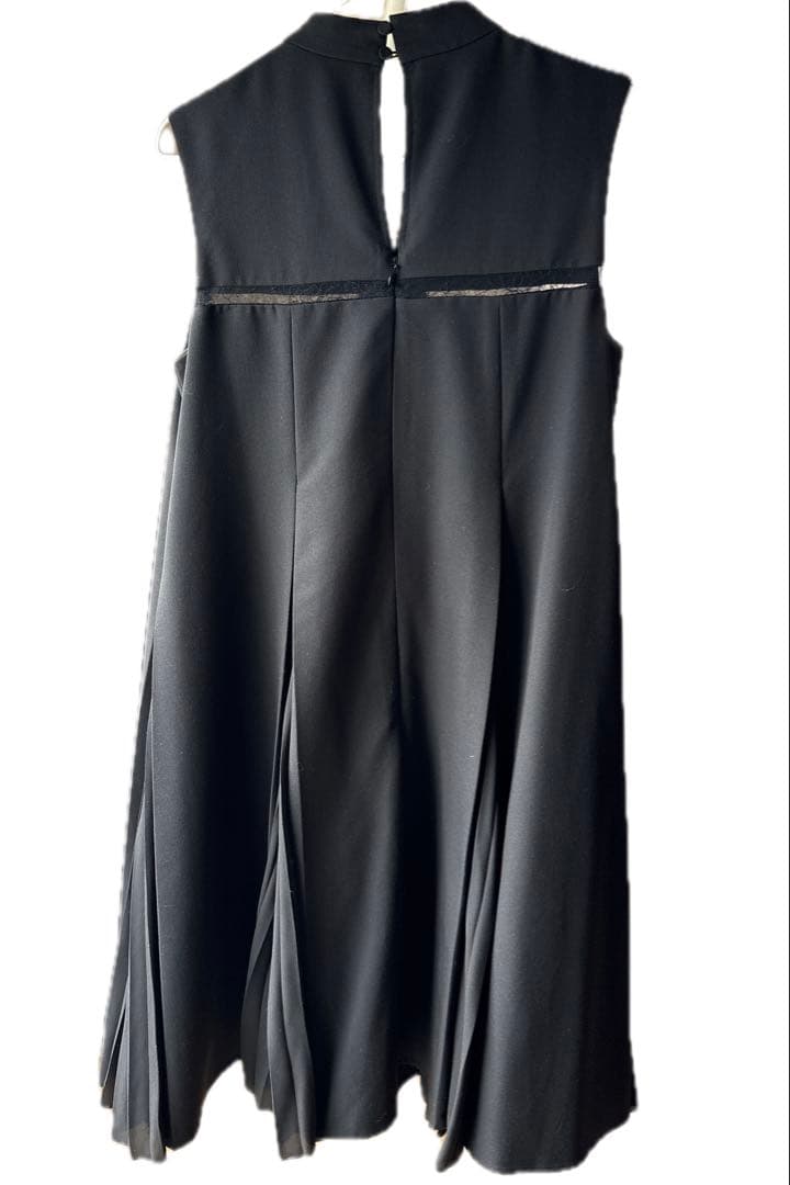 ワンピース herlipto lace trimmed bowtie dress Black