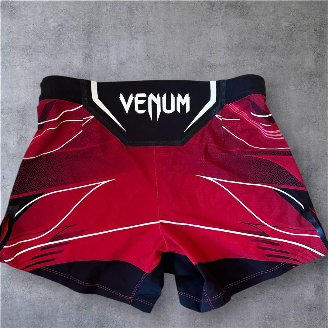 UFC VENUM ファイトショーツ レッド Sサイズ MMA 総合格闘技