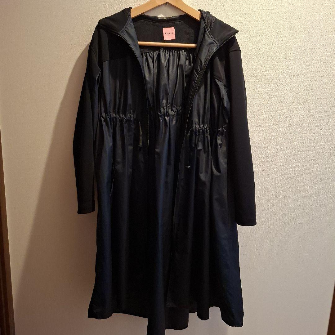 チャコット コート 黒 Mサイズ