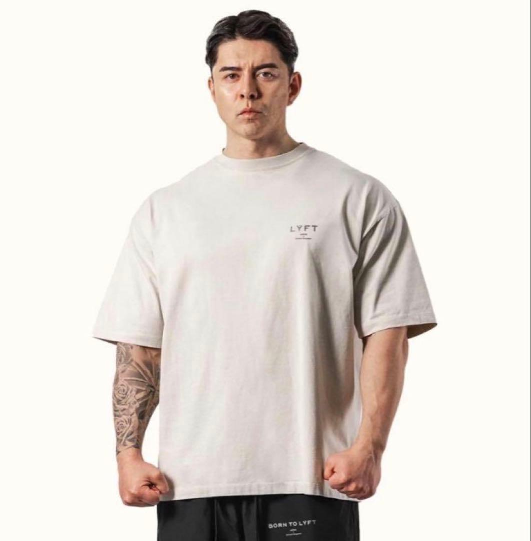 LYFT ベージュ オーバーサイズ Tシャツ