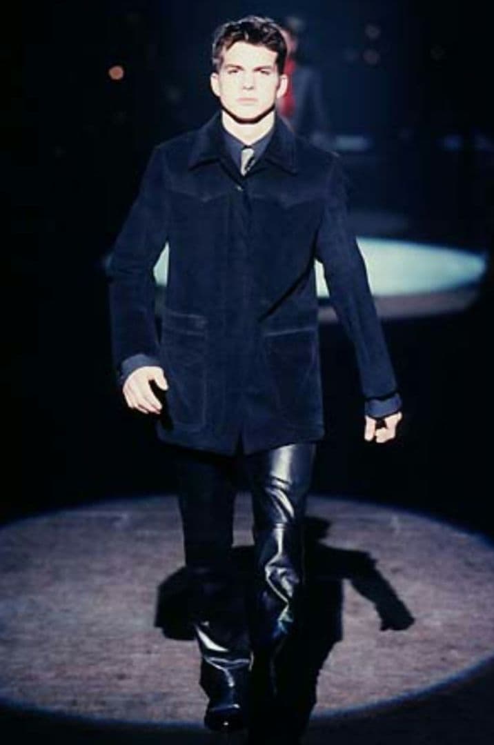 98aw ライカ期 DRIES VAN NOTEN フェイクスエードジャケット