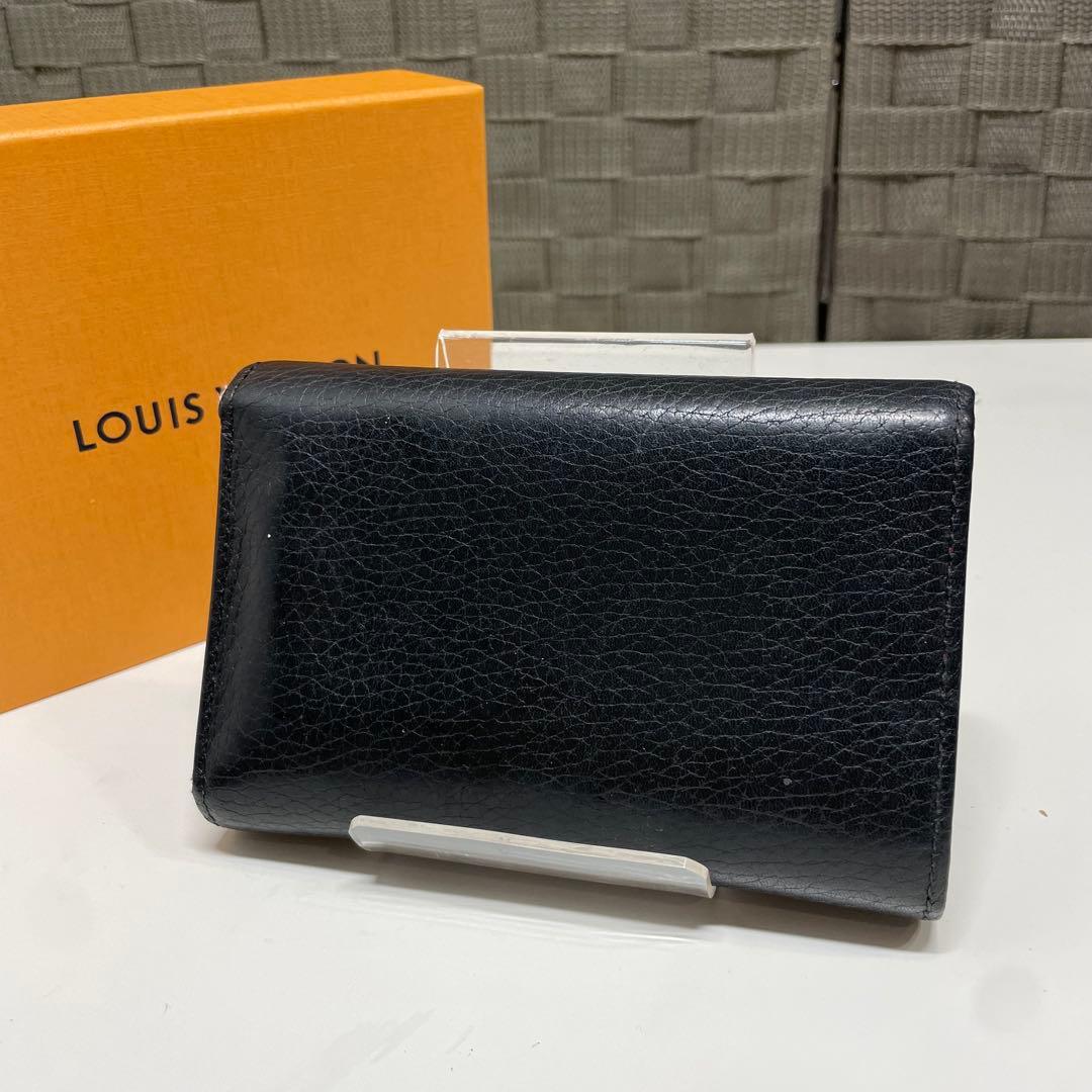 ミ*い様 LOUIS VUITTON カプシーヌ　三つ折り財布 ブラック