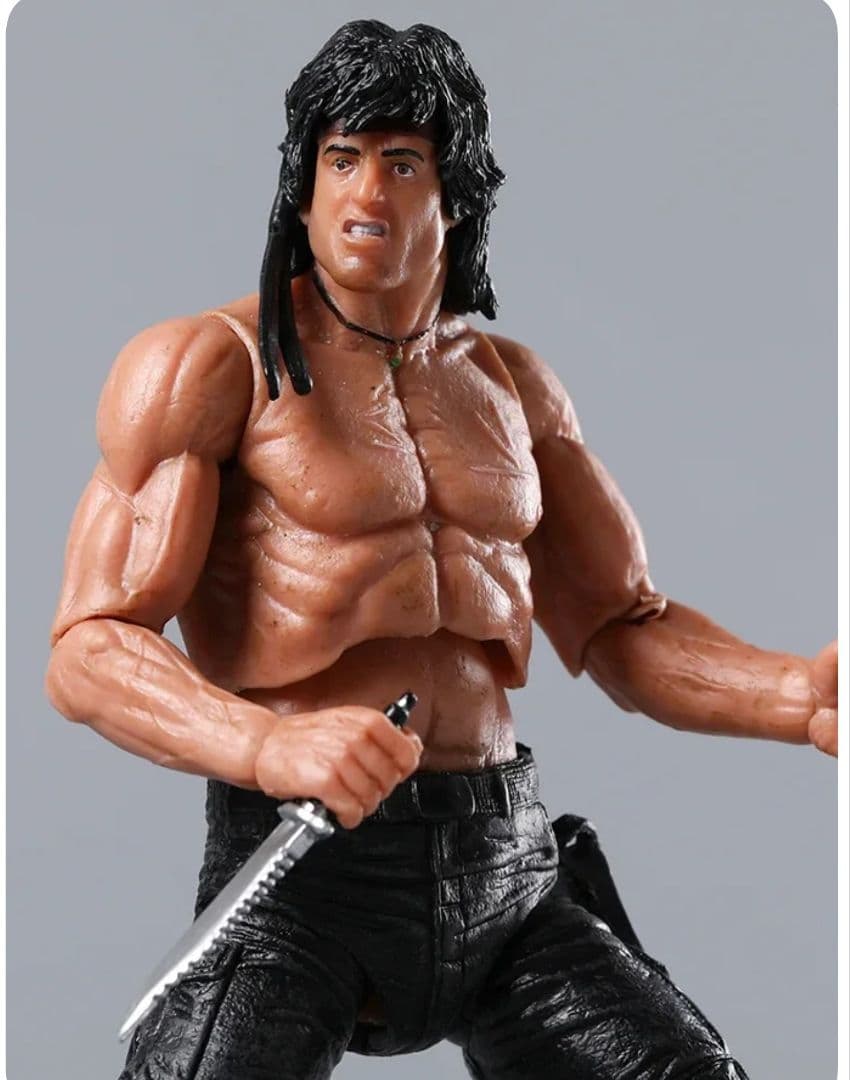 ★未使用 RAMBO アクション フィギュア 約16cm NECA 海外製品