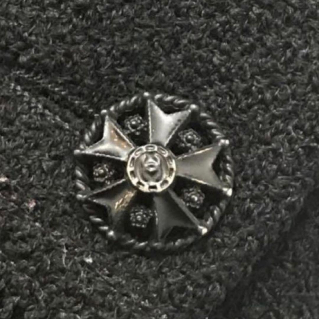 超希少❤️CHANEL シャネル ツイード ワンピース ドレス ブラック 38