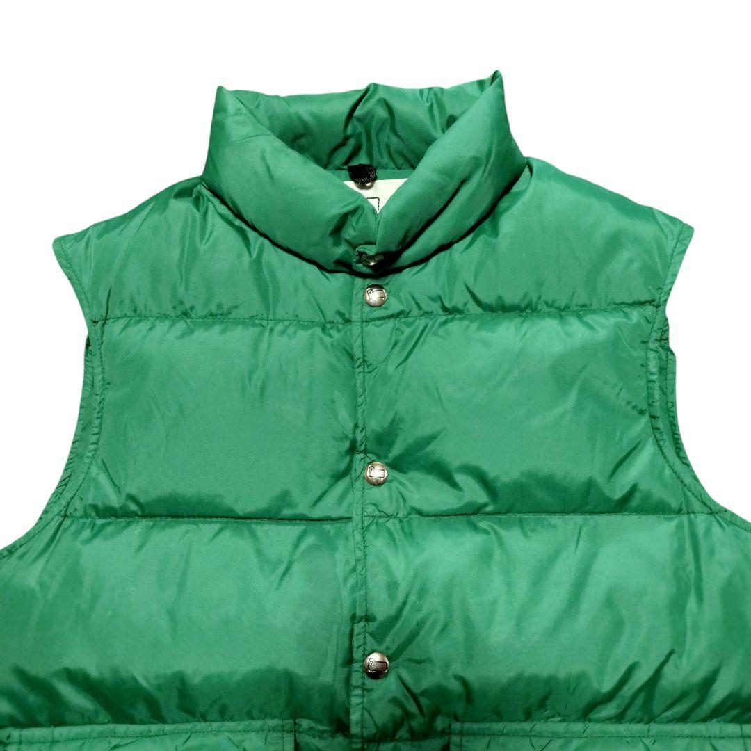 Woolrich ウールリッチ ダウンベスト S グリーン 70s 白タグ