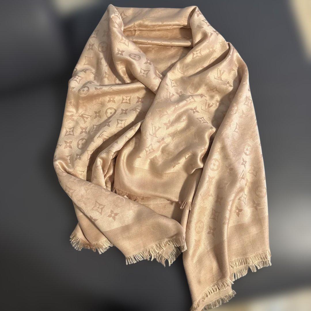 【美品】Louis Vuitton ルイ・ヴィトン ストール　ピンク