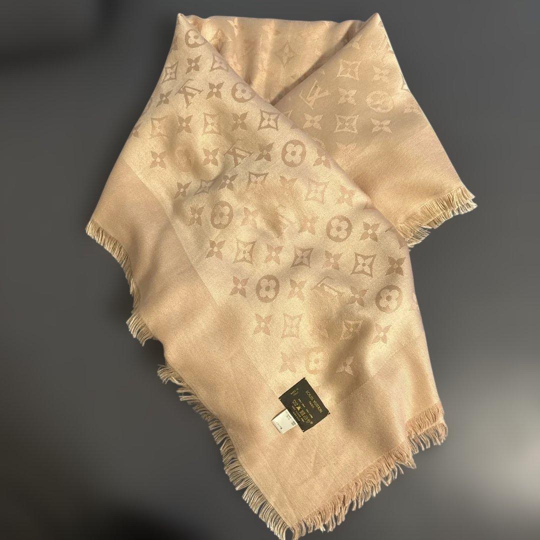 【美品】Louis Vuitton ルイ・ヴィトン ストール　ピンク