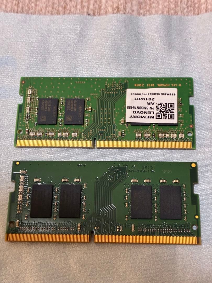DDR4 8GB PC4-2666V ノートPC用メモリ 2枚合計16GBセット