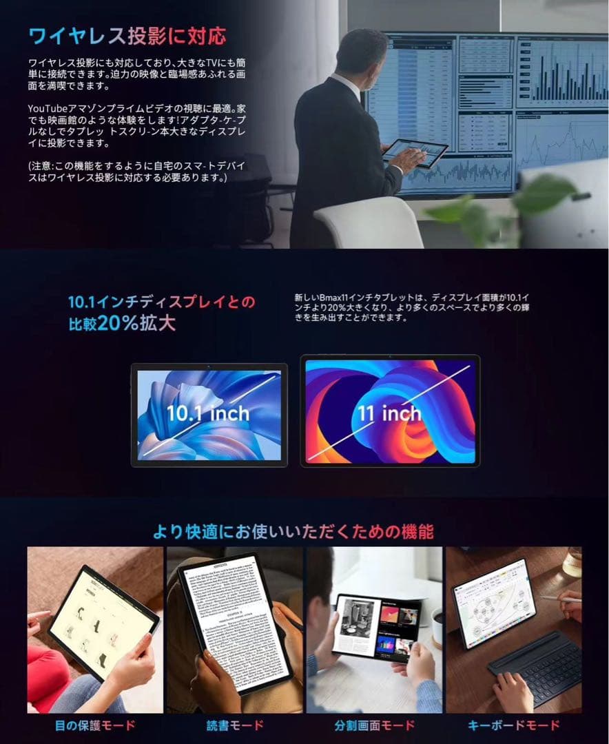 I11 Power 11インチタブレット 20GB+256GB