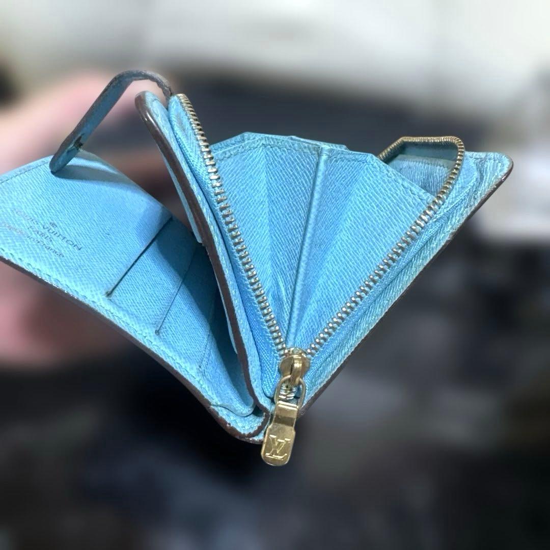 ⑤☆良品☆ モノグラムグルーム コンパクトジップ折財布 ベルボーイ