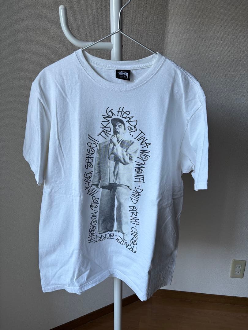 Stussy Talking Heads Tシャツ M ホワイト