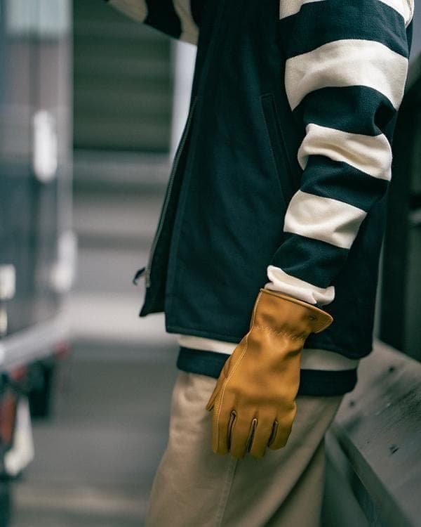 ブコ ホースハイド MOTORCYCLE GLOVE YELLOW 8½