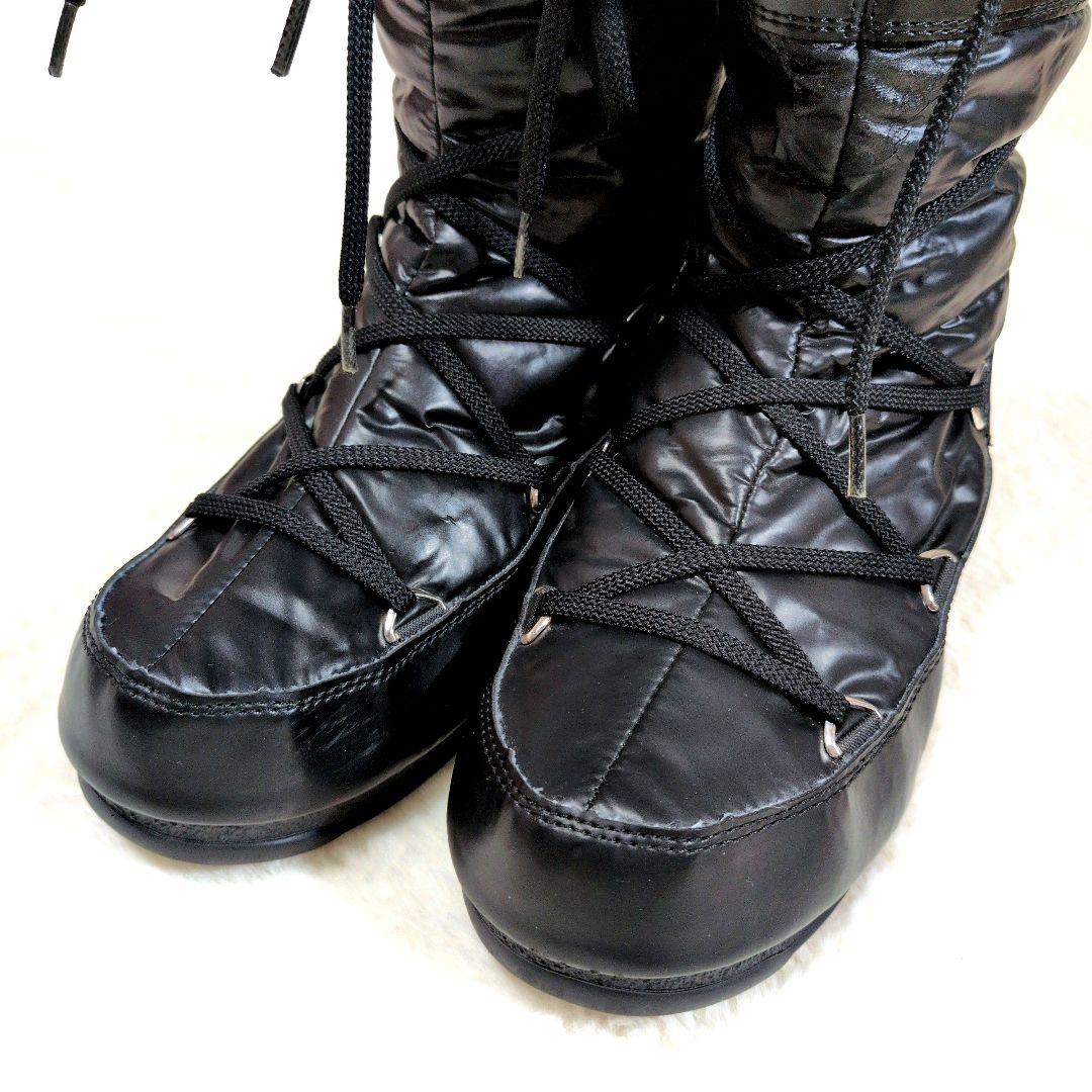 【大人気】MOON BOOT ムーンブーツ ロング スノーブーツ 黒