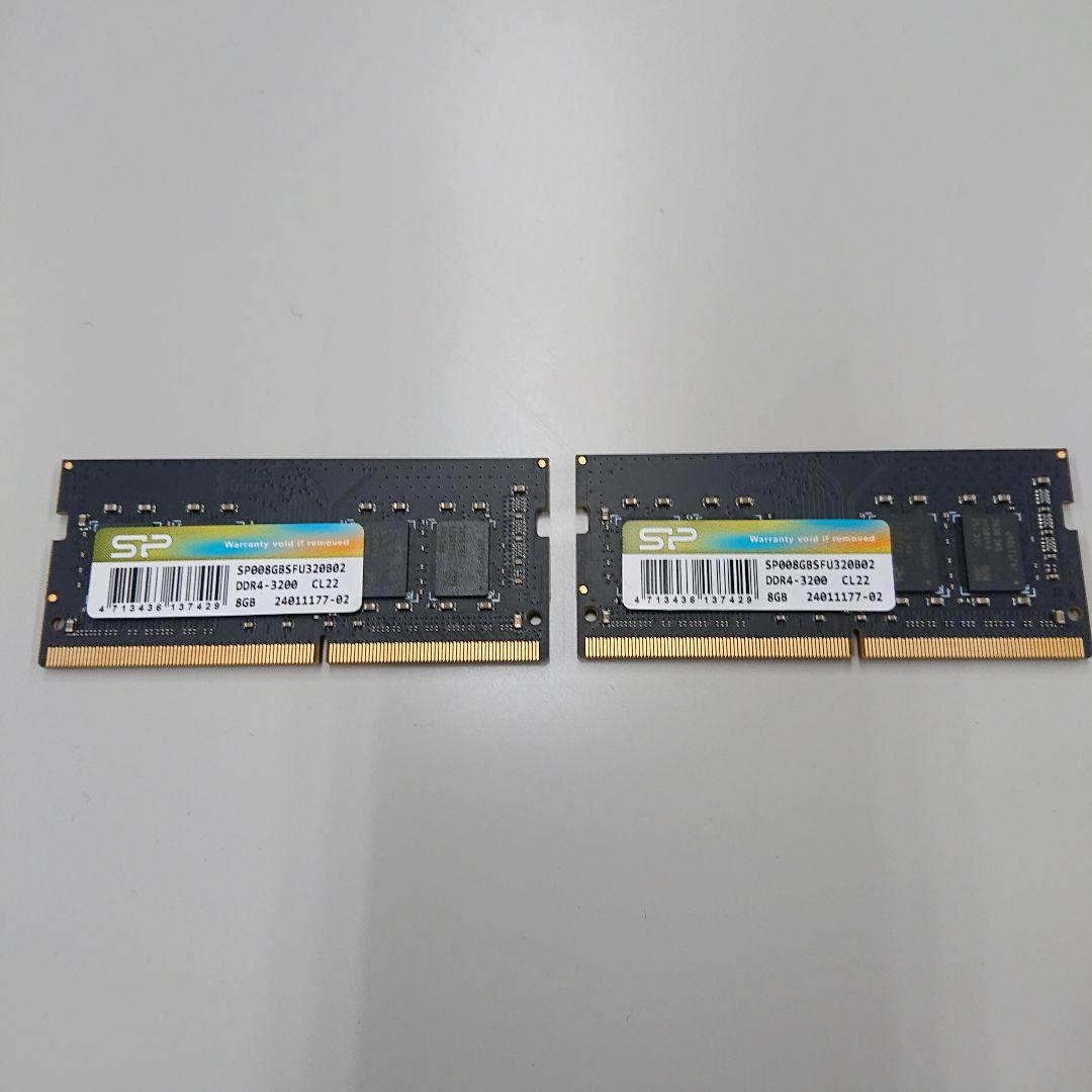 【中古品】SiliconPower DDR4-3200 16GB（8GBx2）