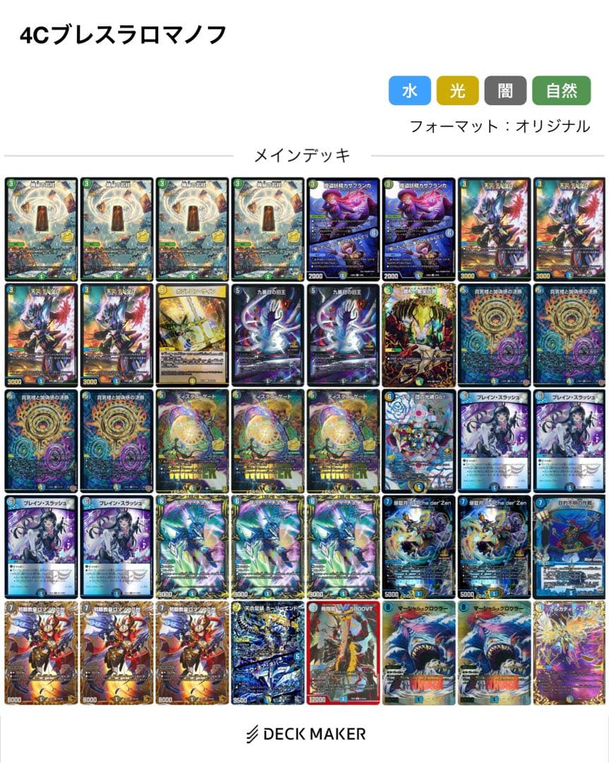 4Cブレスラロマノフデッキ　微高レート