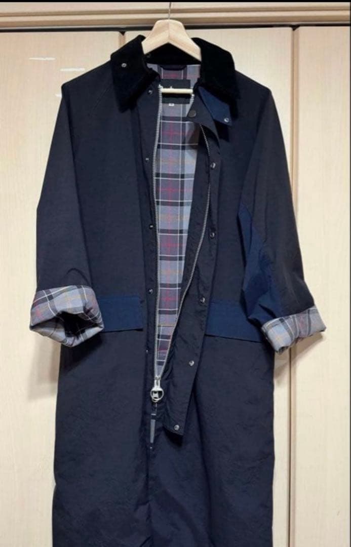 Barbour ロングコート38