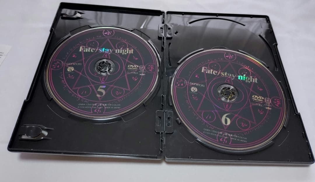 アニメ　Fate/stay night SET1 SET2 8枚組　限定生産版