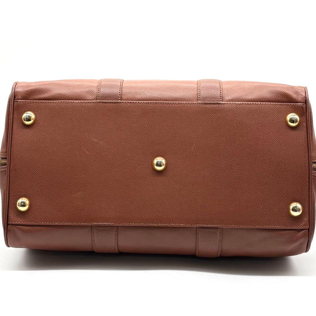 【美品】サルヴァトーレフェラガモ 2way ボストンバッグ 大容量 レザー