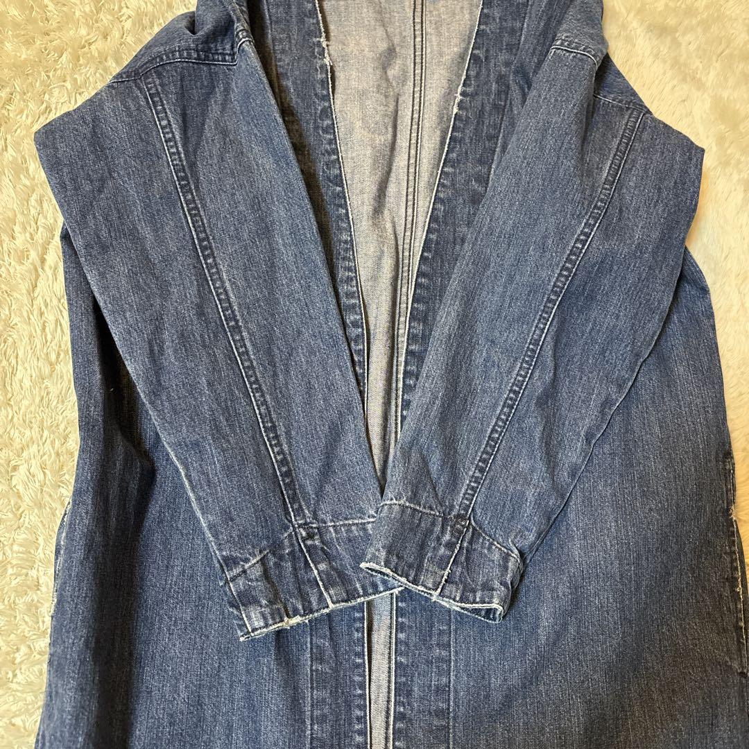 RonHerman × Wrangler カットオフ　デニムガウンコート