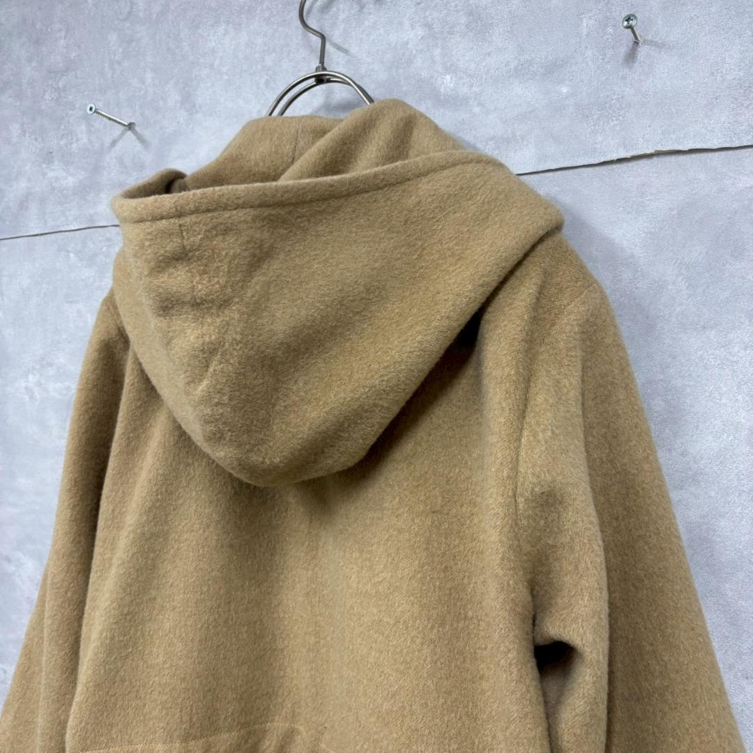 Karl Lagerfeld フーディ フリンジデザインウールコート N1558