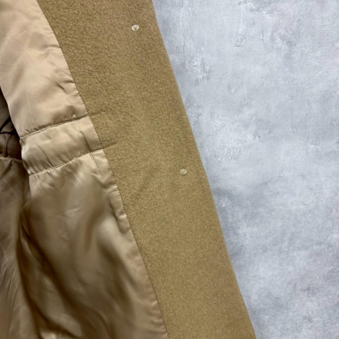 Karl Lagerfeld フーディ フリンジデザインウールコート N1558