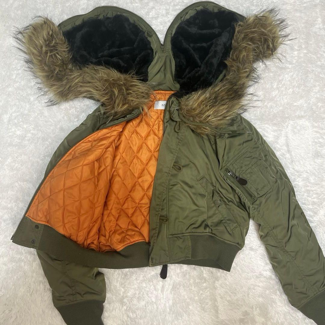 AZUL by moussy N-2B フライトジャケット 短丈 y2k 00s