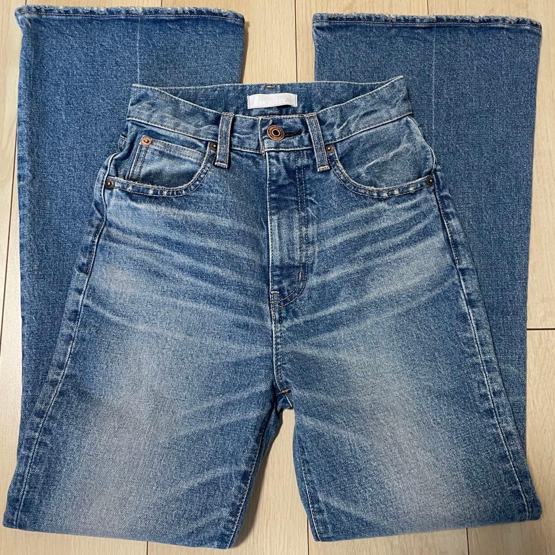 【新品・未使用】MOUSSY MVS FLARE デニム 24