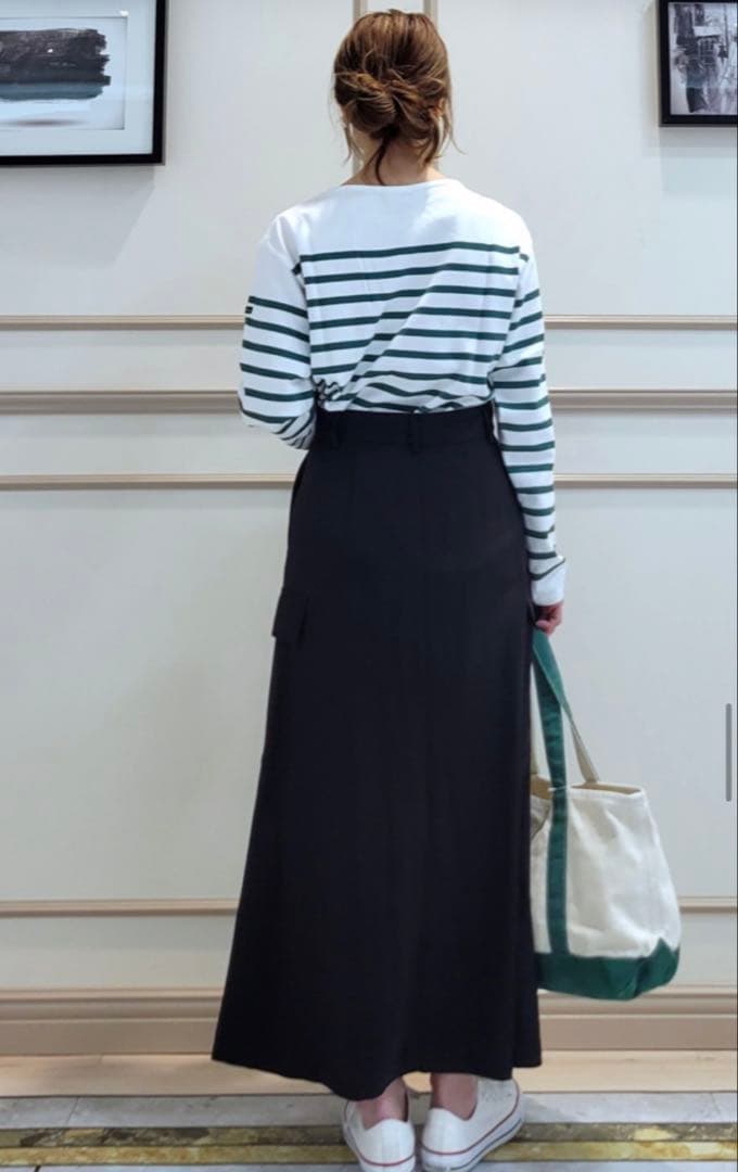 23区　【BAILA 掲載】キュプラナイロンストレッチ スカート　¥19,910