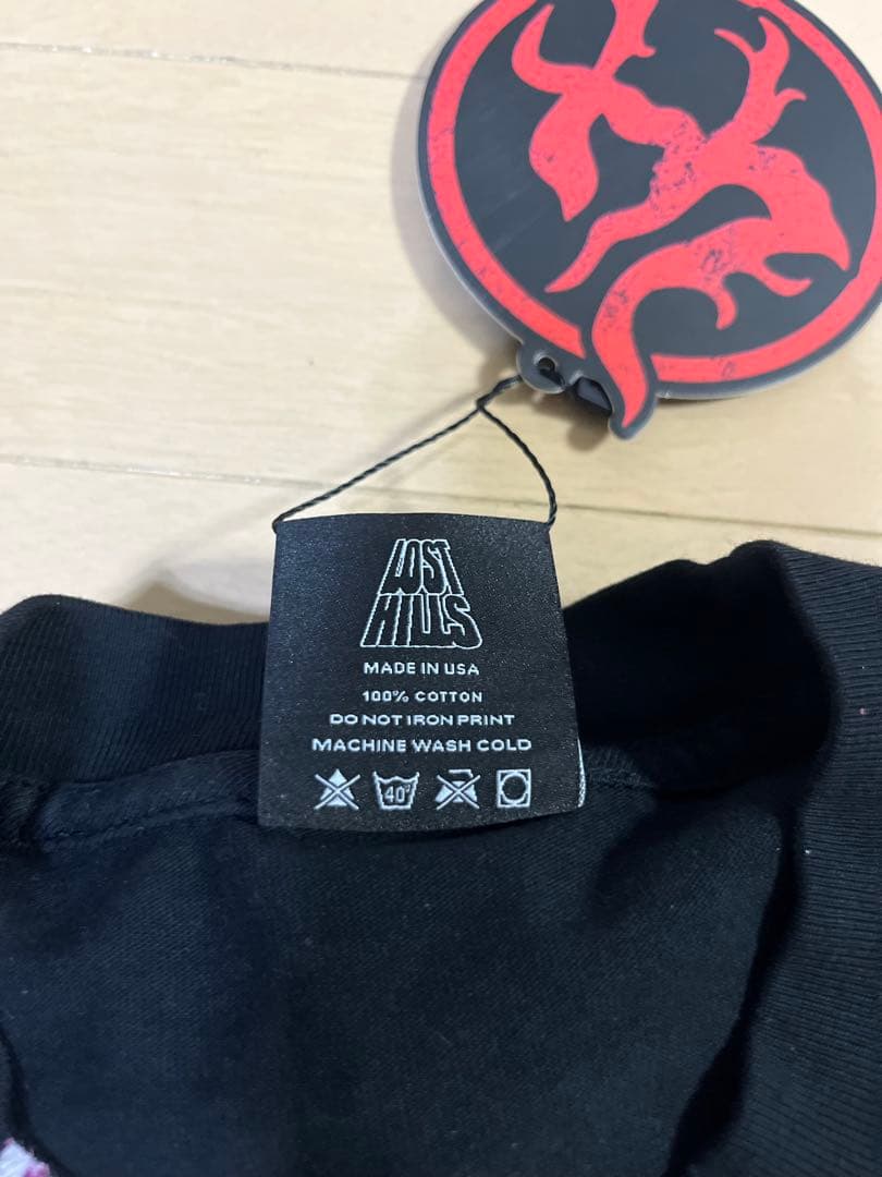 LOST IN THE HILLS スカルデザイン Tシャツ&ショーツセット M