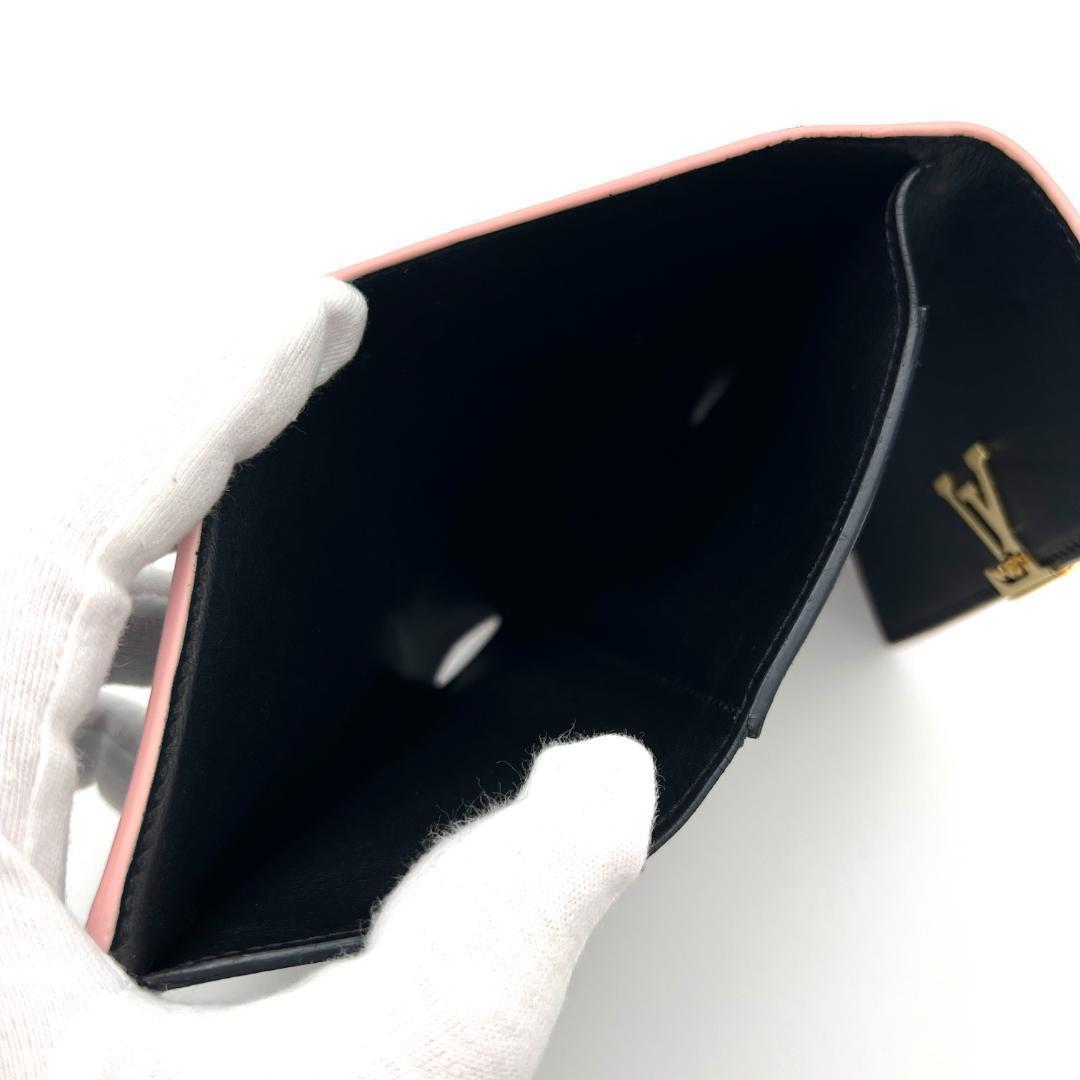 【極美品】ルイヴィトン ポルトフォイユ カプシーヌ コンパクト 黒 A646