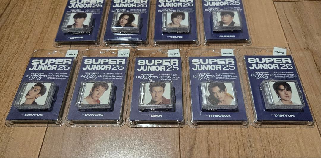 【新品未開封】SUPER JUNIOR 25 SMini Ver. 全9種セット