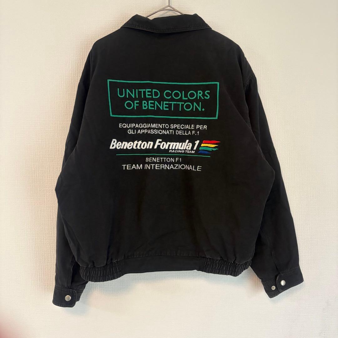 Benetton Formula 1 企業系 スイングトップ コットンブルゾン