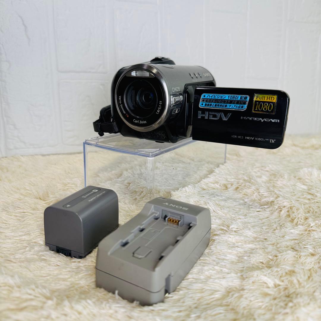 動作確認済 SONY HDR-HC3 ハイビジョン撮影再生 miniDVダビング